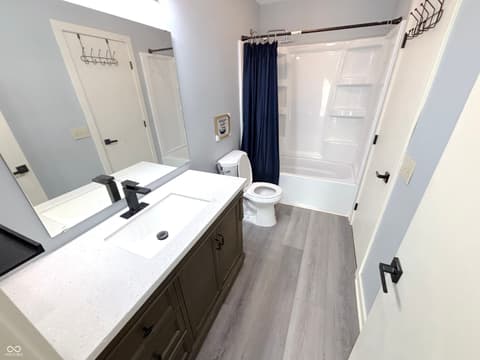 Primary bathroom at 9728 Revere Way, Indianapolis, IN