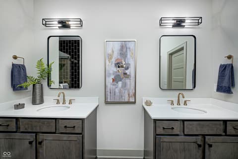Primary bathroom at 162 Midland Trace Loop, Westfield, IN