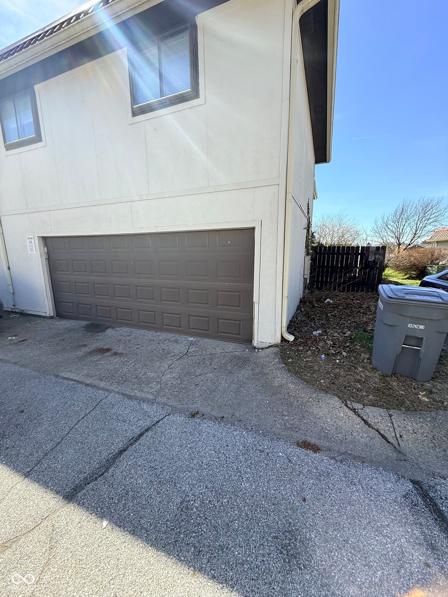 Side exterior at 8350 Paso Del Norte Court, Indianapolis, IN