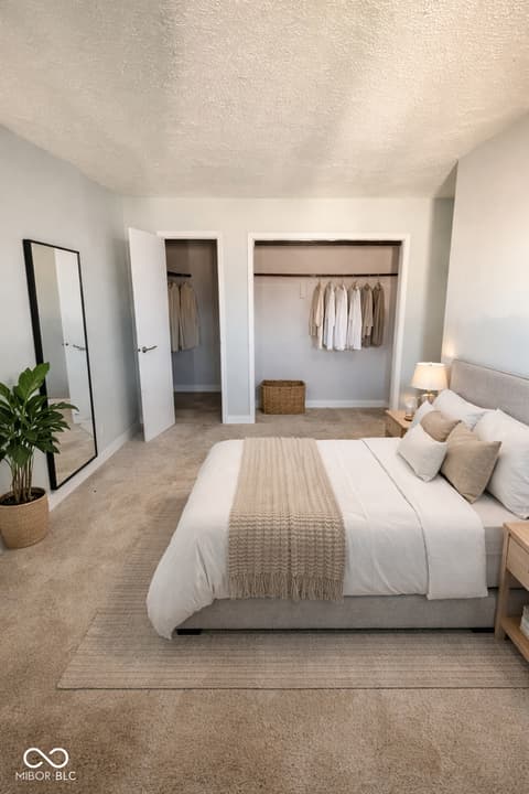 Bedroom at 8350 Paso Del Norte Court, Indianapolis, IN
