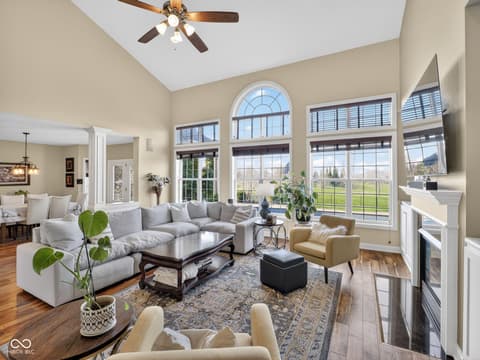 Living room at 5688 Victoria Bluffs Drive, Newburgh, IN