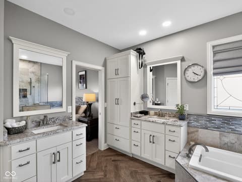 Bathroom at 5688 Victoria Bluffs Drive, Newburgh, IN