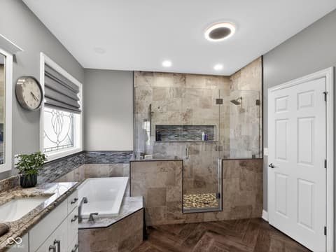 Bathroom at 5688 Victoria Bluffs Drive, Newburgh, IN