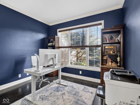 Home office at 5688 Victoria Bluffs Drive, Newburgh, IN