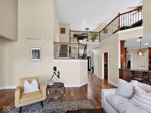Living room at 5688 Victoria Bluffs Drive, Newburgh, IN