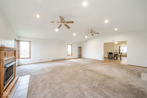 Family room at 1334 S Onyx Court, New Castle, IN