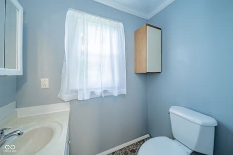 Bathroom at 1334 S Onyx Court, New Castle, IN