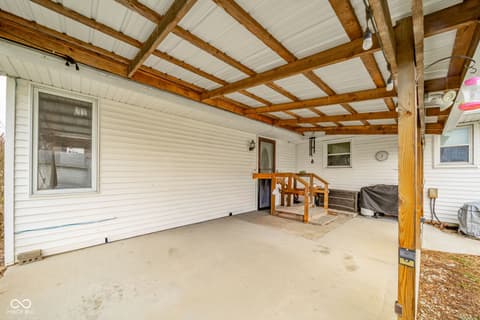 Outdoor living area at 1334 S Onyx Court, New Castle, IN