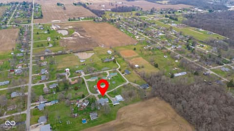 Aerial view at 1334 S Onyx Court, New Castle, IN