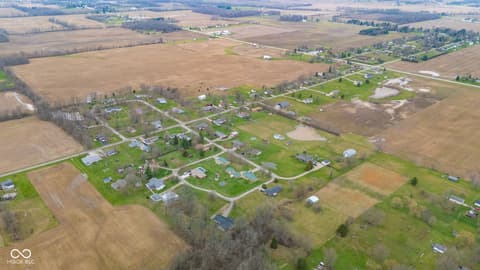 Aerial view at 1334 S Onyx Court, New Castle, IN