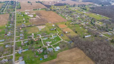 Aerial view at 1334 S Onyx Court, New Castle, IN