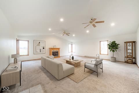 Living room at 1334 S Onyx Court, New Castle, IN