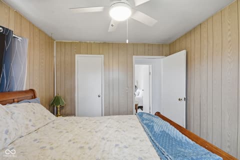Bedroom at 8621 S CR 800 W, Daleville, IN