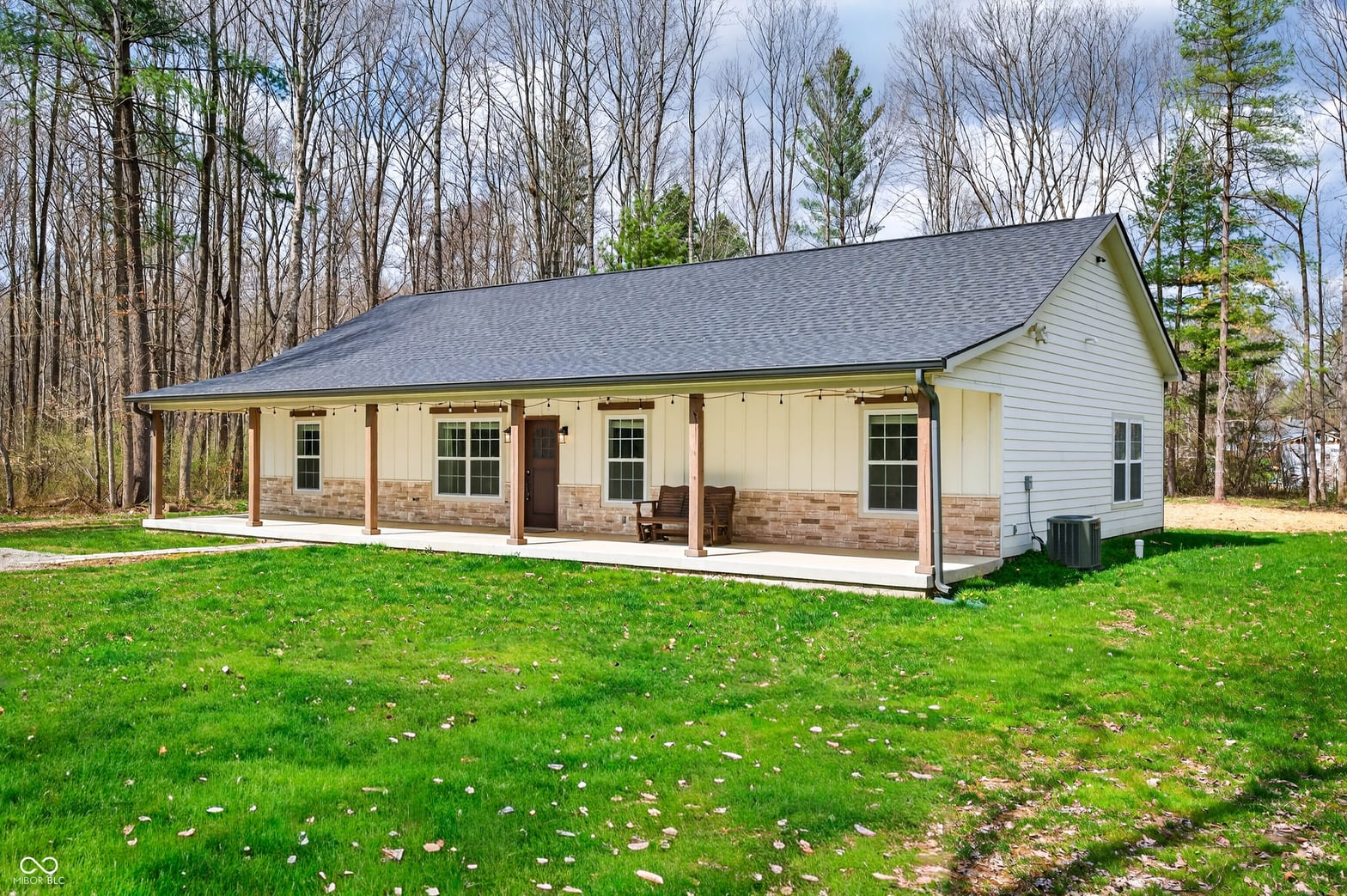 Front exterior at 4724 Covered Bridge Road, Nashville, IN
