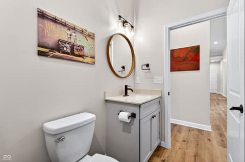 Bathroom at 4724 Covered Bridge Road, Nashville, IN