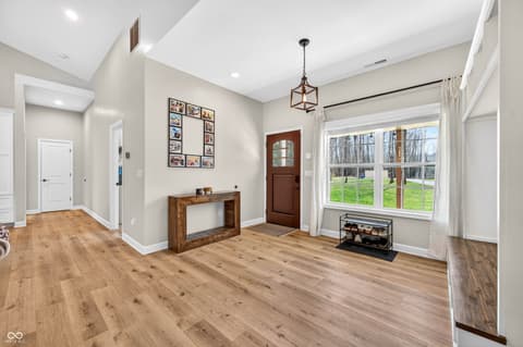 Foyer at 4724 Covered Bridge Road, Nashville, IN