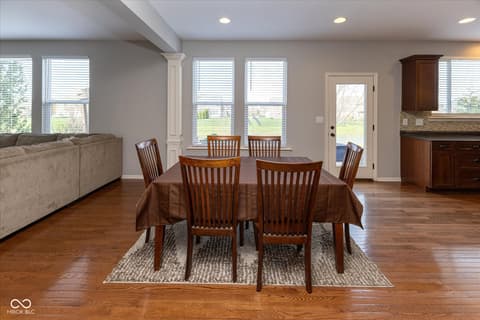 Dining room at 2394 Woodcreek Crossing Boulevard, Avon, IN
