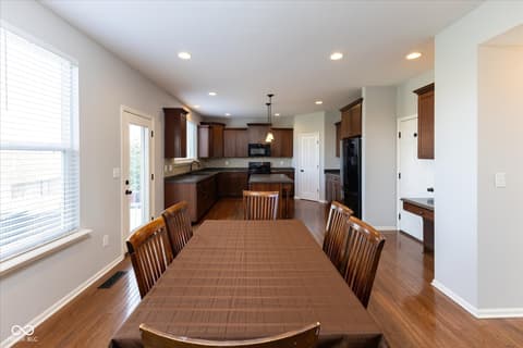 Dining room at 2394 Woodcreek Crossing Boulevard, Avon, IN