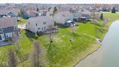 Aerial view at 2394 Woodcreek Crossing Boulevard, Avon, IN