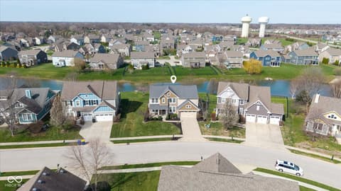 Aerial view at 2394 Woodcreek Crossing Boulevard, Avon, IN