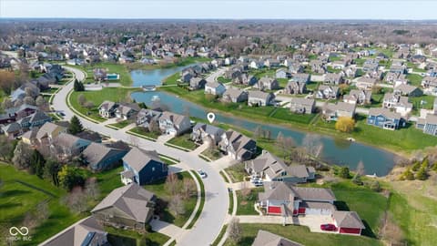 Aerial view at 2394 Woodcreek Crossing Boulevard, Avon, IN
