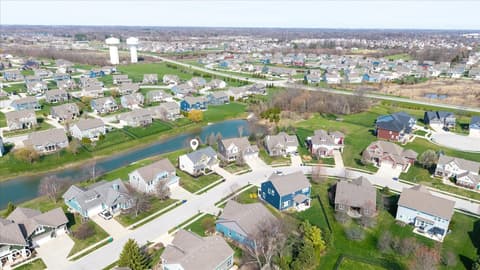 Aerial view at 2394 Woodcreek Crossing Boulevard, Avon, IN