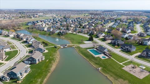 Aerial view at 2394 Woodcreek Crossing Boulevard, Avon, IN