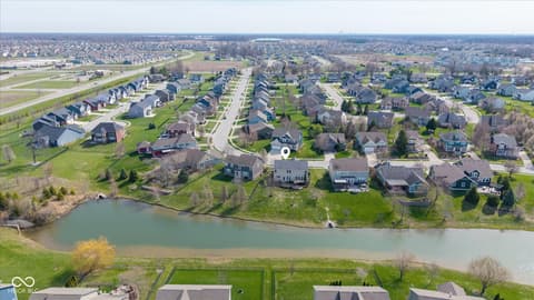 Aerial view at 2394 Woodcreek Crossing Boulevard, Avon, IN