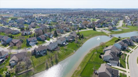 Aerial view at 2394 Woodcreek Crossing Boulevard, Avon, IN