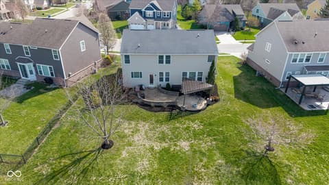 Aerial view at 2394 Woodcreek Crossing Boulevard, Avon, IN