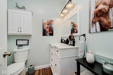 Primary bathroom at 9135 E 256th Street, Arcadia, IN
