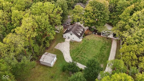 Aerial view at 9135 E 256th Street, Arcadia, IN