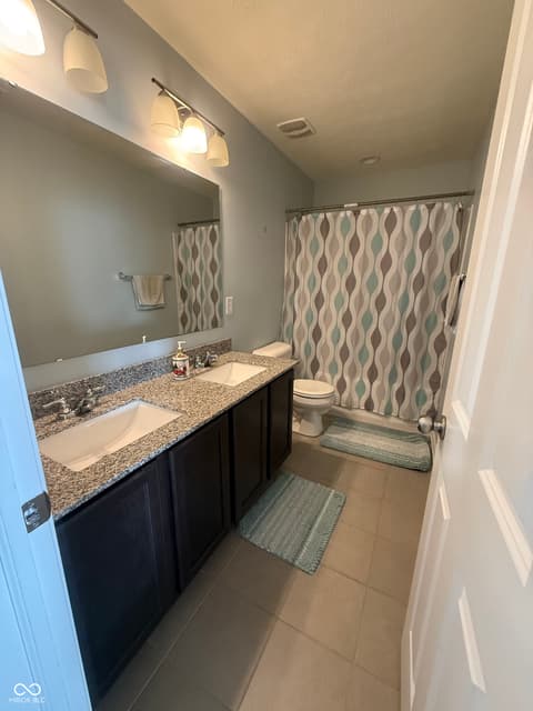 Bathroom at 8780 Castleblaney Drive, Brownsburg, IN