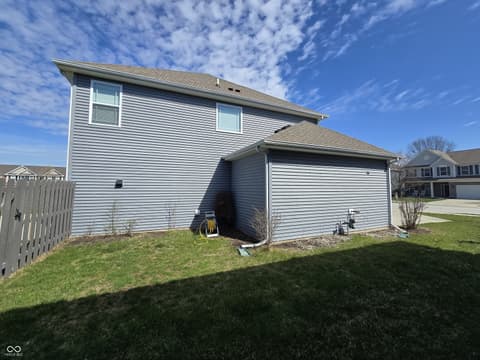 Backyard at 8780 Castleblaney Drive, Brownsburg, IN