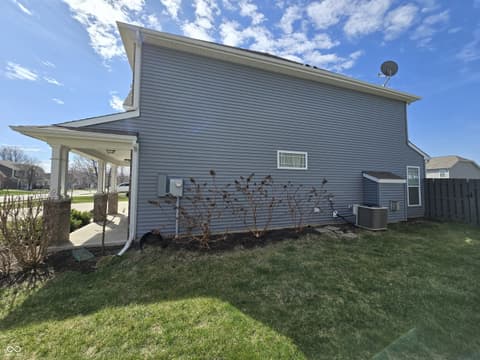 Side exterior at 8780 Castleblaney Drive, Brownsburg, IN