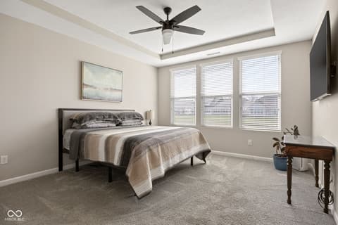 Primary bedroom at 887 Tuxedo Drive, Westfield, IN