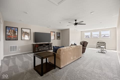 Family room at 887 Tuxedo Drive, Westfield, IN