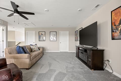 Family room at 887 Tuxedo Drive, Westfield, IN