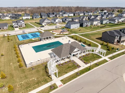 Aerial view at 887 Tuxedo Drive, Westfield, IN