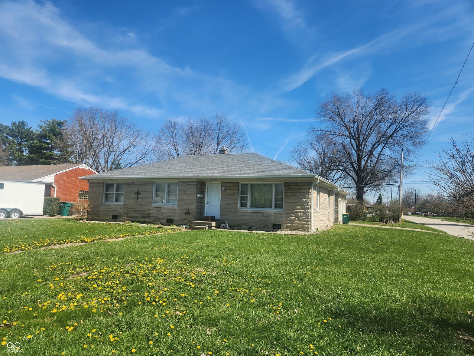 Front exterior at 431 S Carr Road, Plainfield, IN