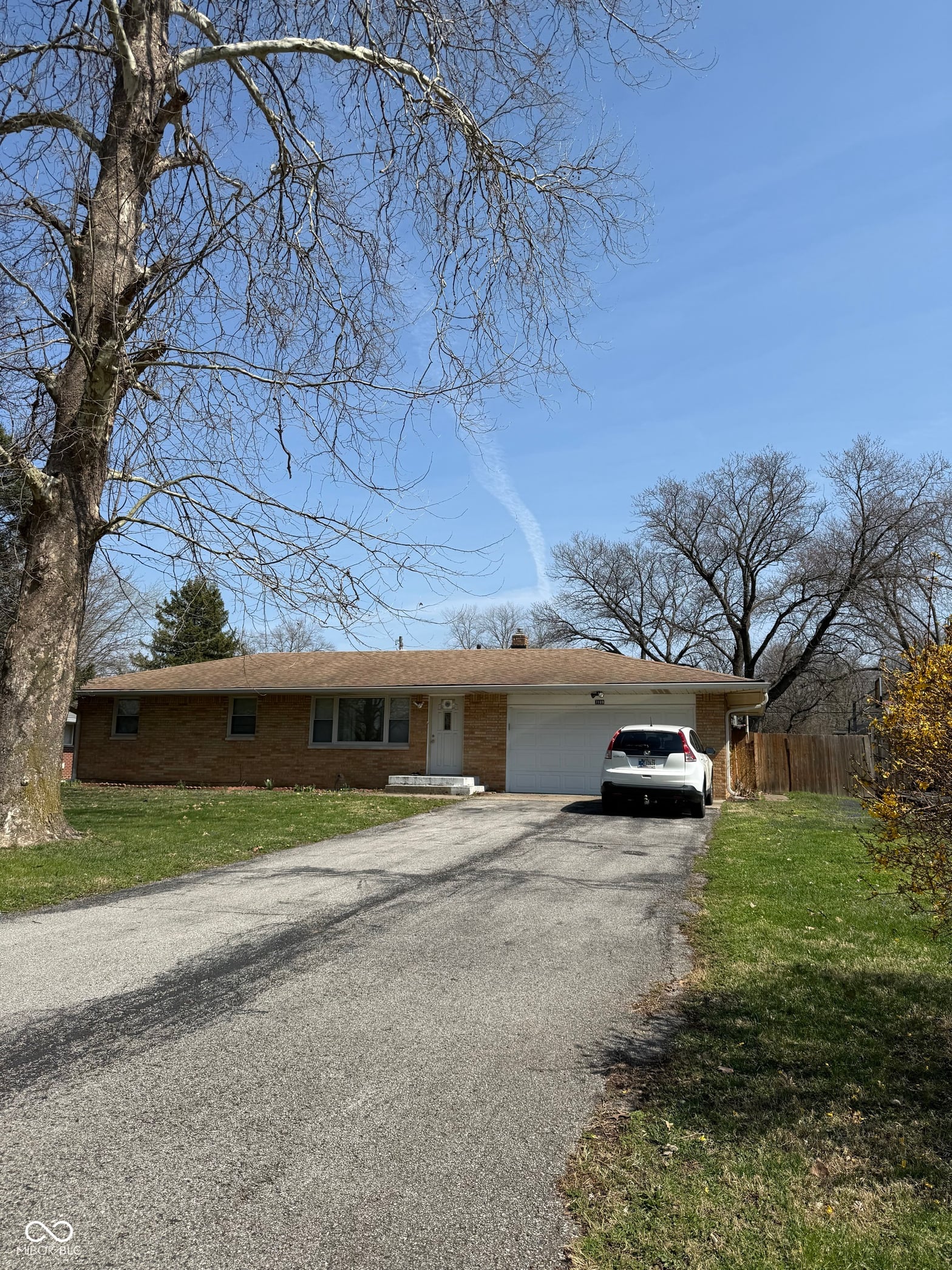 Front exterior at 7109 Chandler Drive, Indianapolis, IN