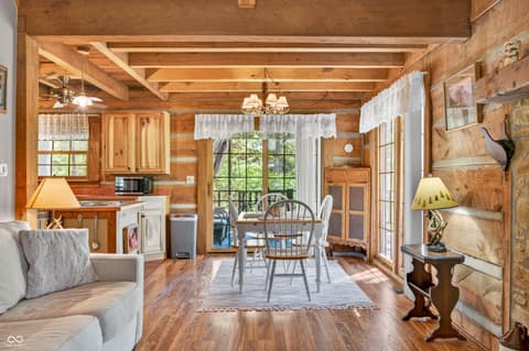 Dining room at 209 Sanctuary Lane, Nashville, IN