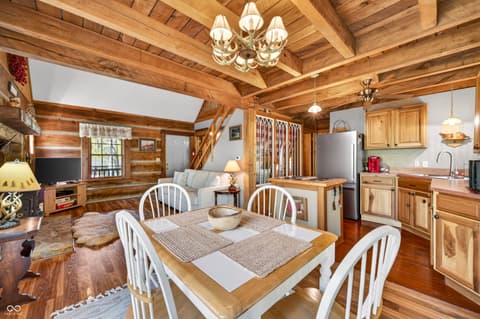 Dining room at 209 Sanctuary Lane, Nashville, IN