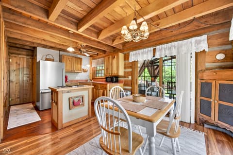 Dining room at 209 Sanctuary Lane, Nashville, IN