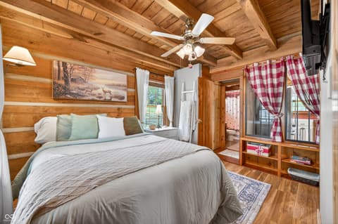 Primary bedroom at 209 Sanctuary Lane, Nashville, IN