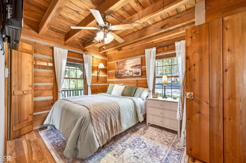Primary bedroom at 209 Sanctuary Lane, Nashville, IN