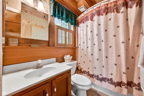 Bathroom at 209 Sanctuary Lane, Nashville, IN