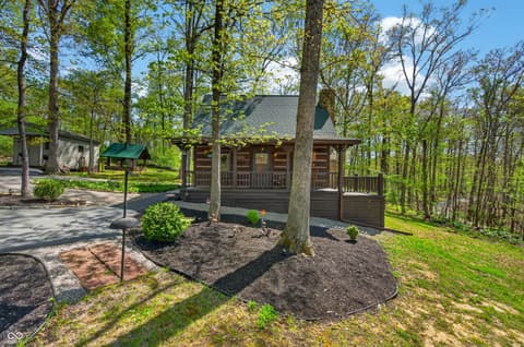 Front exterior at 209 Sanctuary Lane, Nashville, IN
