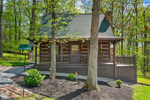 Front exterior at 209 Sanctuary Lane, Nashville, IN