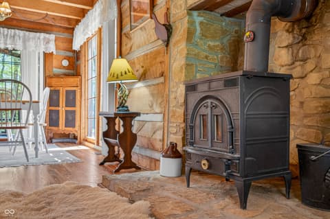 Fireplace — 209 Sanctuary Lane, Nashville, IN